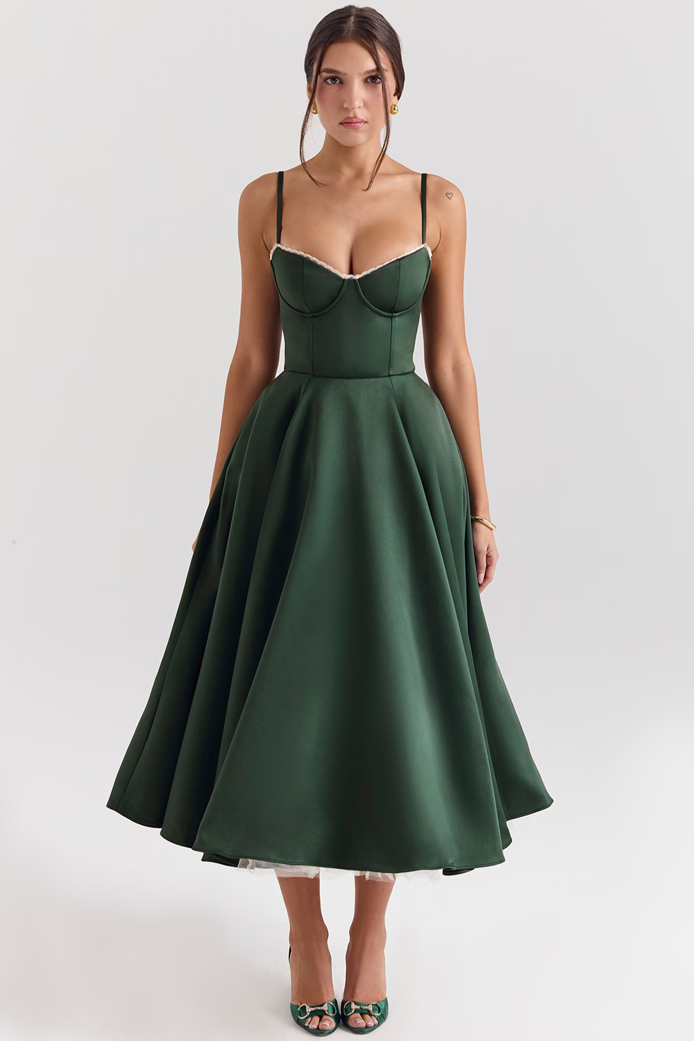 Vestido Midi Cloe Dupla Camada