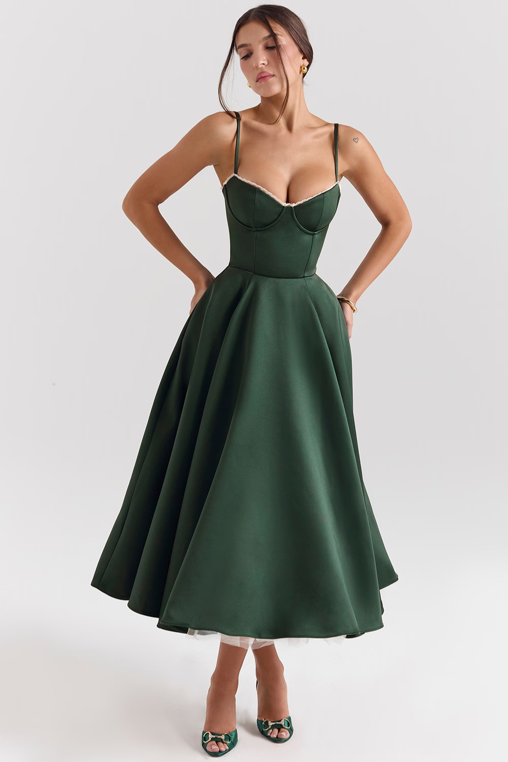 Vestido Midi Cloe Dupla Camada